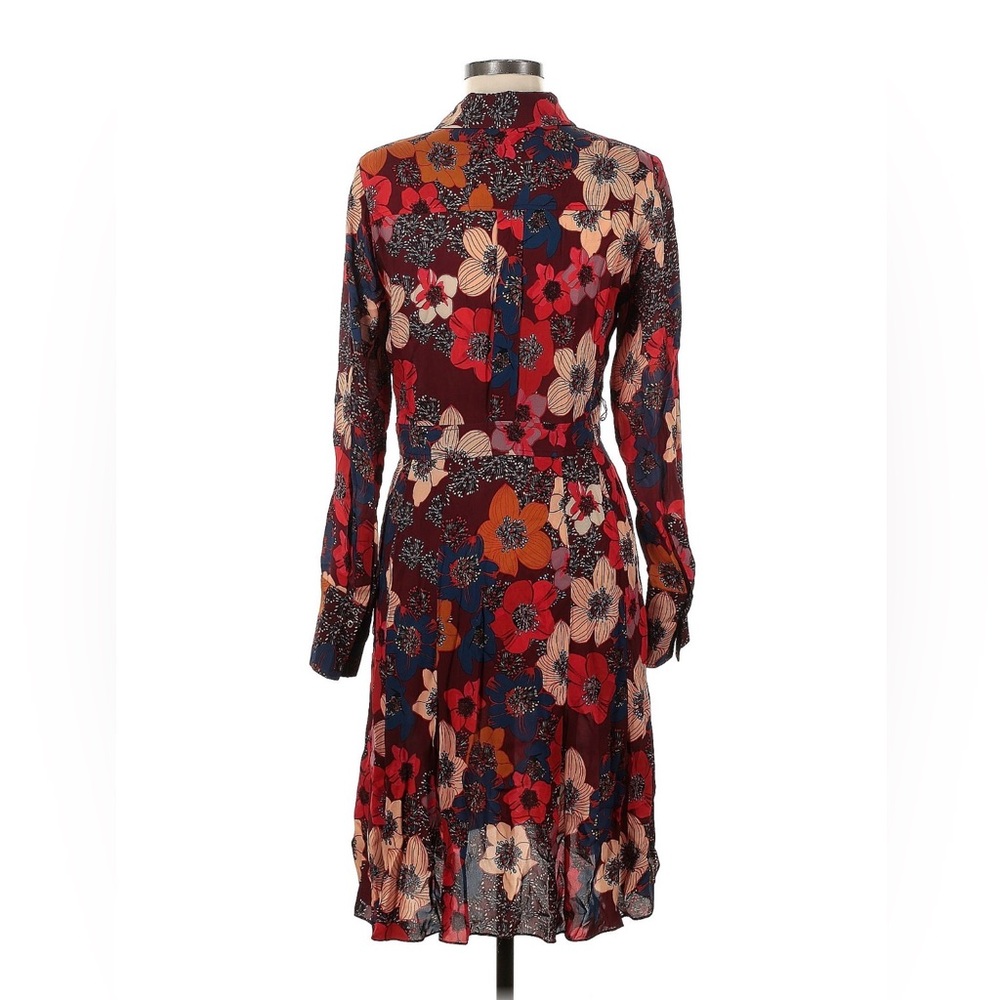 Elie Tahari Multicolor Floral Long Sleeve Dress - Picture 2 of 3